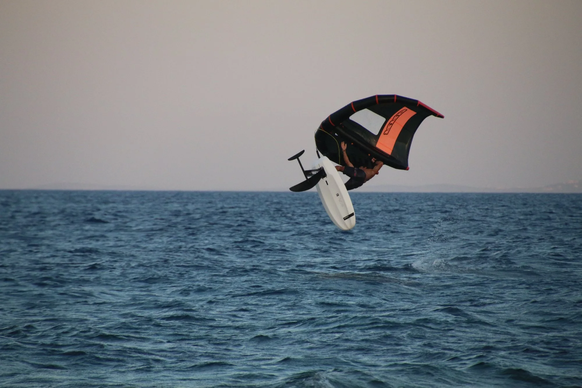 Wingfoil jump Paros